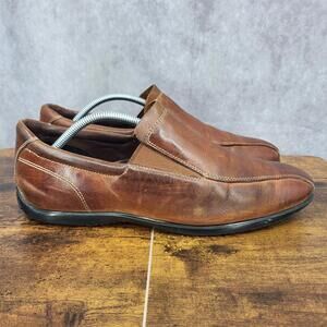 Cole Haan Air Loafer Mens Size 11 M Brown Leather Slip On C11015 Comfort Shoes
